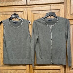 Tommy Hilfiger Gray Women's Sweater Set